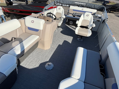 For Sale! “Used” 2024 Vectra 21RL Tri-Toon w/115 CT Pro XS & Tandem Trailer!