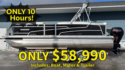 For Sale! “Used” 2024 Vectra 21L Tri-Toon w/115 CT Pro XS