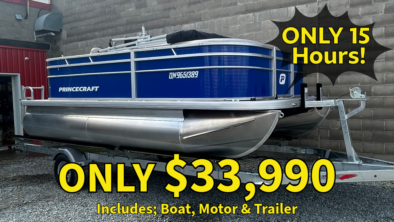 For Sale! “Used” 2025 Princecraft Jazz 17 w/50HP, & Trailer!