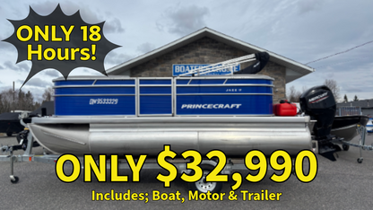 For Sale! “Used” 2025 Princecraft Jazz 17 w/40HP, & Trailer!