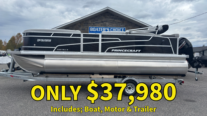 For Sale! “Used” 2025 Princecraft Vectra 21′ w/60HP & Trailer!