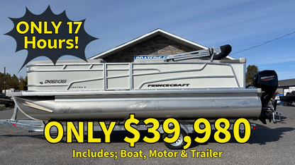 For Sale! “Used” 2025 Princecraft Vectra 21′ L w/60HP & Trailer!