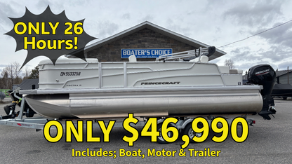 For Sale! “Used” 2024 Princecraft Vectra 21RL w/90HP & New Trailer!